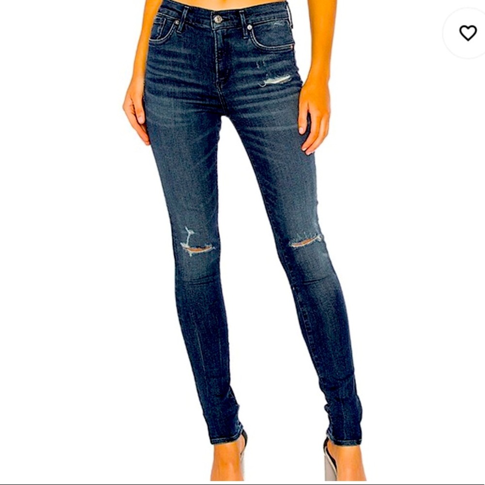 Agolde Sophie Distressed Skinny Jeans